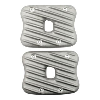 EMD, Sportster Ribster rocker cover set. Raw