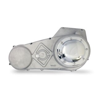 EMD Billy Boy Retro Primärdeckel silber für Harley Softail 89-06