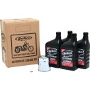 High Performance 4 Qt SAE20W50 Oil Change Kit Chrome Oil...