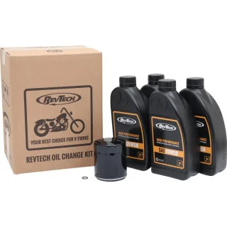 High Performance 4 Qt SAE20W50 Oil Change Kit Black Oil Filter