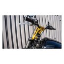 PM, 1-1/4" Phatbar & 9" riser kit. Gold Ops