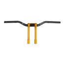 PM, 1-1/4" Phatbar & 9" riser kit. Gold Ops