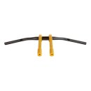 PM, 1-1/4" Phatbar & 9" riser kit. Gold Ops