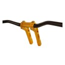 PM, 1-1/4" Phatbar & 9" riser kit. Gold Ops