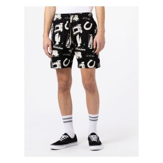 Dickies 100 AOP shorts black