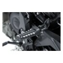 Kuryakyn, splined peg adapters rear. Satin Black