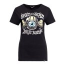 Queen Kerosin Retro Helmet t-shirt black