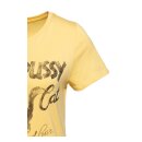 Queen Kerosin Black Pussy Cat t-shirt Senf