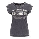 Queen Kerosin Rebel Queens shirt anthracite