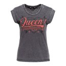Queen Kerosin Queens Speedway Garage shirt anthracite