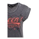Queen Kerosin Queens Speedway Garage shirt anthracite