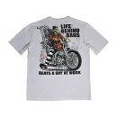 Down-n-Out Life Behind Bars t-shirt grey