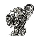 Down-n-Out Wheely Reaper sticker