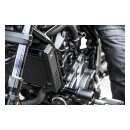 Burly, Slash cut radiator guard. Black