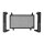 Burly, Slash cut radiator guard. Black