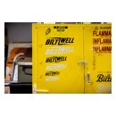 Biltwell Bolt sticker white 12"