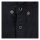 Biltwell Blackout flannel shirt black