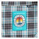 Biltwell Pacific flannel shirt grey/agave/black