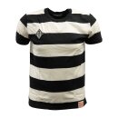 13 1/2 Outlaw T-Shirt schwarz altweiss gestreift M