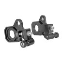 Performance Machine, axle adjuster kit. Black anodized
