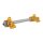Performance Machine, axle adjuster kit. Gold anodized