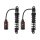 Fox, x RSD signature remote reservoir shocks 13" H/D. Black