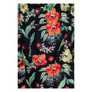 King Kerosin Flower Bath AOP shorts black