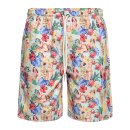 King Kerosin Flower Bath AOP shorts warm sand