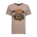 King Kerosin California Beachin T-shirt latte