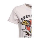 King Kerosin Speedfreak Speedshop T-shirt ecru