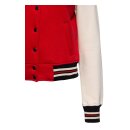 Queen Kerosin Motor Queen college sweat jacket red/white
