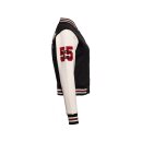 Queen Kerosin Nobodys Queen college sweat jacket black/white
