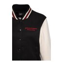 Queen Kerosin Nobodys Queen college sweat jacket black/white