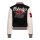 Queen Kerosin Nobodys Queen college sweat jacket black/white