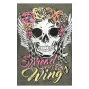 Queen Kerosin Spread Your Wings shirt olive