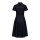 Queen Kerosin Western Denim Swing Dress dark blue wash