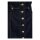 Queen Kerosin Western Denim Pencil Dress dark blue wash