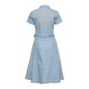 Queen Kerosin Speedway Queens Swing Dress light denim