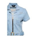 Queen Kerosin Speedway Queens Swing Dress light denim