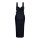 Queen Kerosin Workwear Denim Pencil Dress dark blue wash
