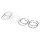 Hastings, 107" M8 chrome piston ring set. +.005"