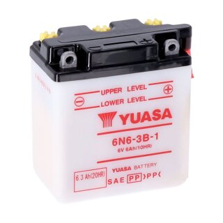 Yuasa, Conventional 6V battery