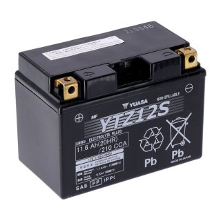 Yuasa, High performance AGM battery, YTZ12S