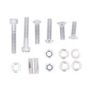 Highway Hawk, saddlebag support kit. Chrome