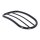 Highway Hawk, universal tubular solo luggage rack. Black