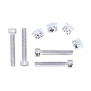 Highway Hawk, saddlebag support kit. Chrome