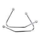 Highway Hawk, saddlebag support kit. Chrome