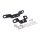 Highway Hawk, solo rack Billet. Gloss black