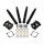 JIMS, M8 low profile tappet and pushrod cover kit. Black