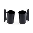 Cult-Werk, lower fork cover kit. Matte black